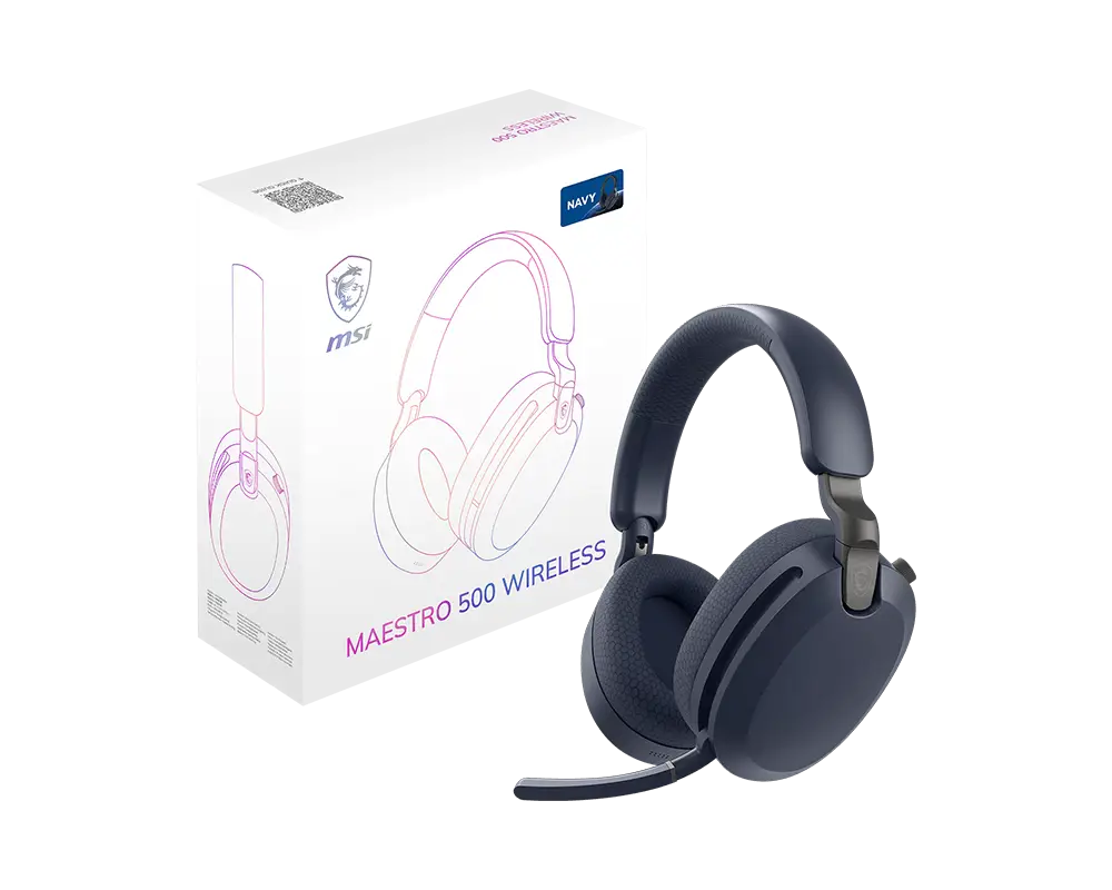 MSI MAESTRO 500 WIRELESS GAMING HEADSET IVORY