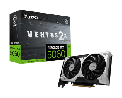 8GB MSI RTX 5060 VENTUS 2X OC V1 GPU