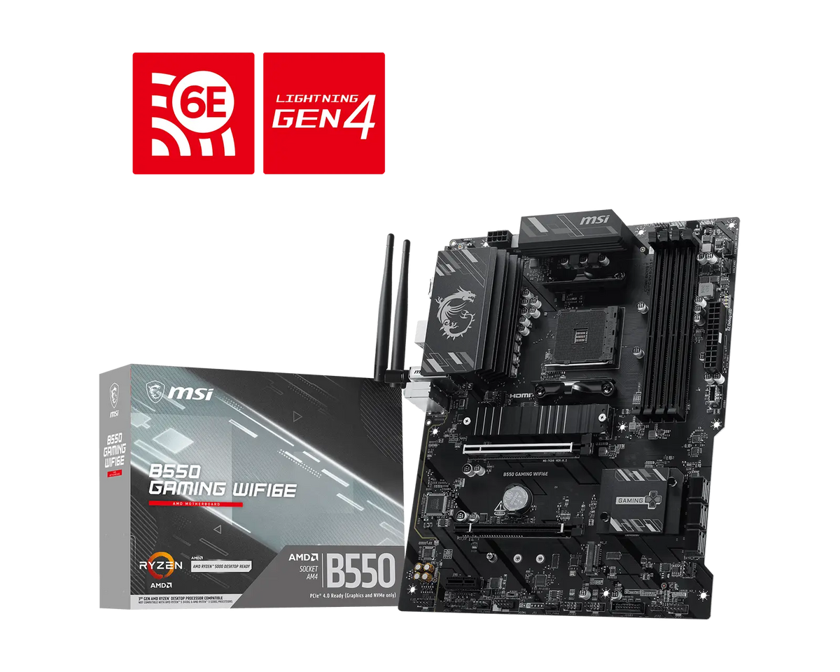 MSI B550 GAMING WIFI6E MOTHERBOARD
