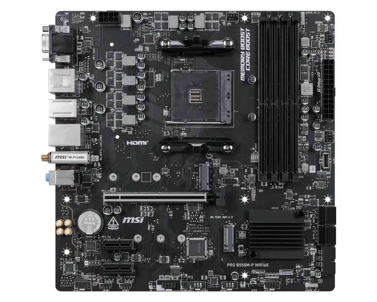 MSI PRO B550M-P WIFI 6E MOTHERBOARD