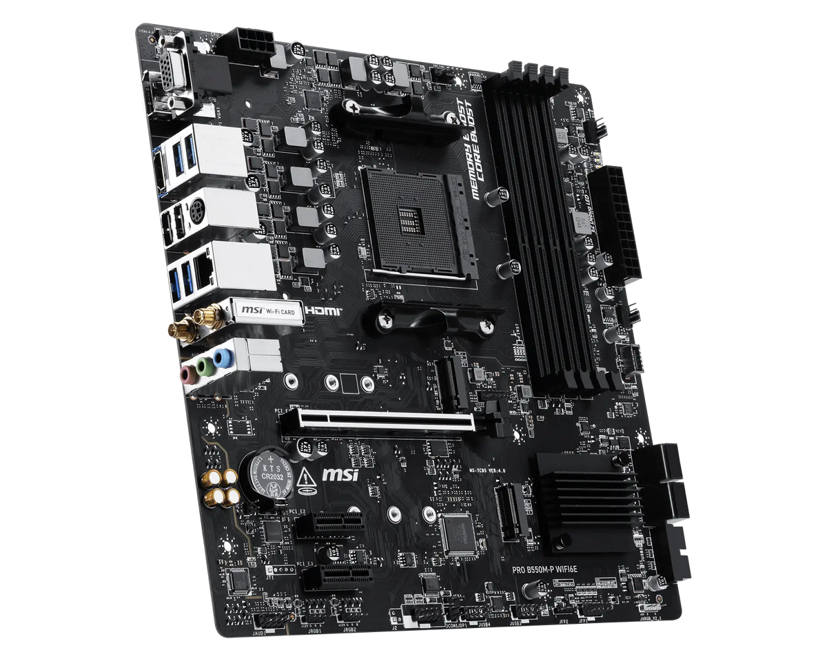 MSI PRO B550M-P WIFI 6E MOTHERBOARD