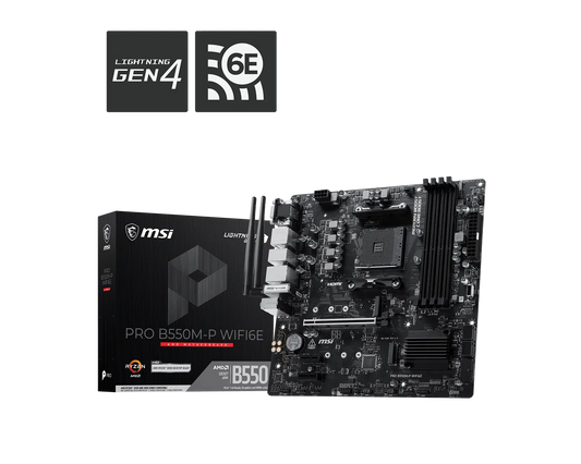 MSI PRO B550M-P WIFI 6E MOTHERBOARD