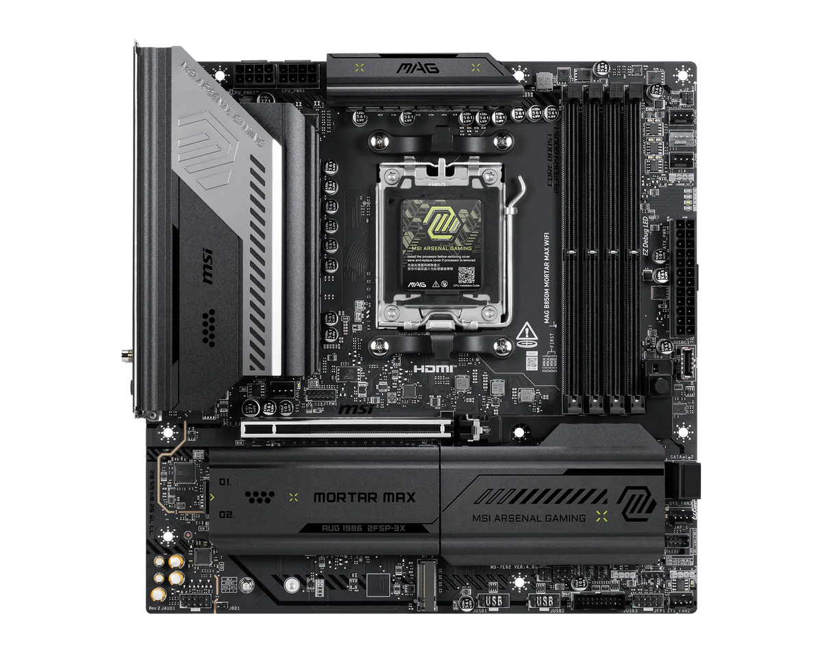 MAG B850M MORTAR MAX WIFI (Rev 2) MOTHERBOARD