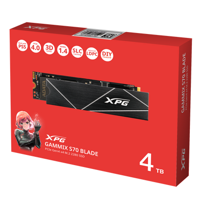 4TB ADATA GAMMIX S70 BLADE M.2 SSD