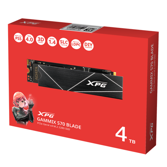 4TB ADATA GAMMIX S70 BLADE M.2 SSD