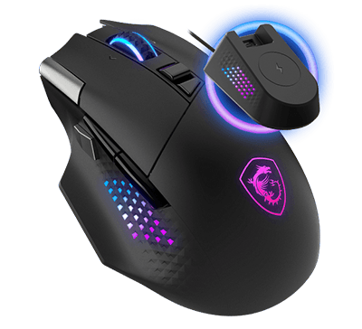 MSI VERSA PRO WIRELESS GAMING MOUSE + DOCK
