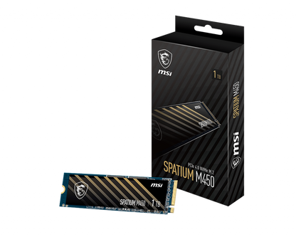 1TB MSI SPATIUM M450 M.2 SSD