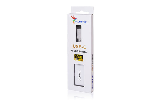 ADATA USB TYPE C to VGA ADAPTOR - ACVGAPL-ADP-CWH
