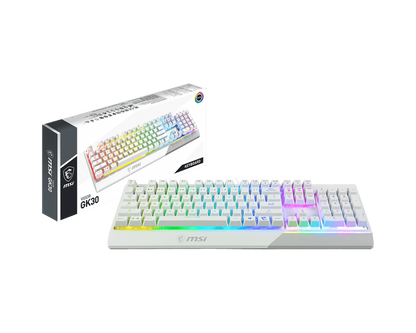 MSI VIGOR GK30  US WHITE GAMING KEYBOARD