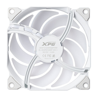 ADATA XPG VENTO R ARGB PWM REVERSE FLOW WHITE FAN (3 PACK)