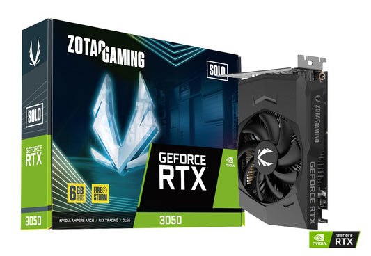 6GB ZOTAC RTX 3050 SOLO GPU