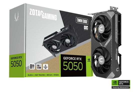 8GB ZOTAC RTX 5050 TWIN EDGE OC GPU