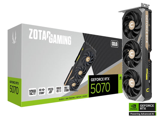 12GB ZOTAC RTX 5070 SOLID GPU