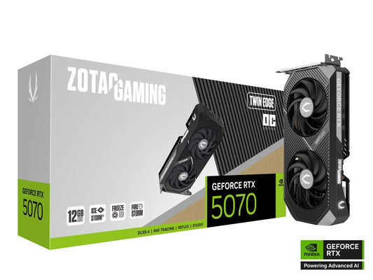 12GB ZOTAC RTX 5070 TWIN EDGE OC GPU