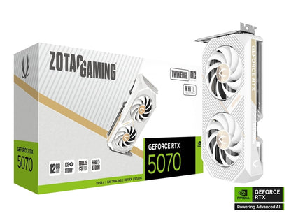 12GB ZOTAC RTX 5070 TWIN EDGE OC WHITE GPU