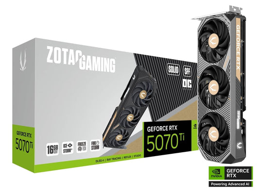 16GB ZOTAC RTX 5070Ti SOLID SFF OC GPU