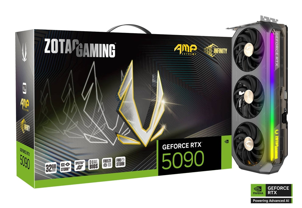 32GB ZOTAC RTX 5090 AMP EXTREME INFINITY GPU