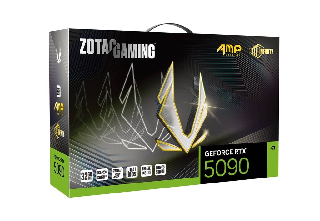 32GB ZOTAC RTX 5090 AMP EXTREME INFINITY GPU