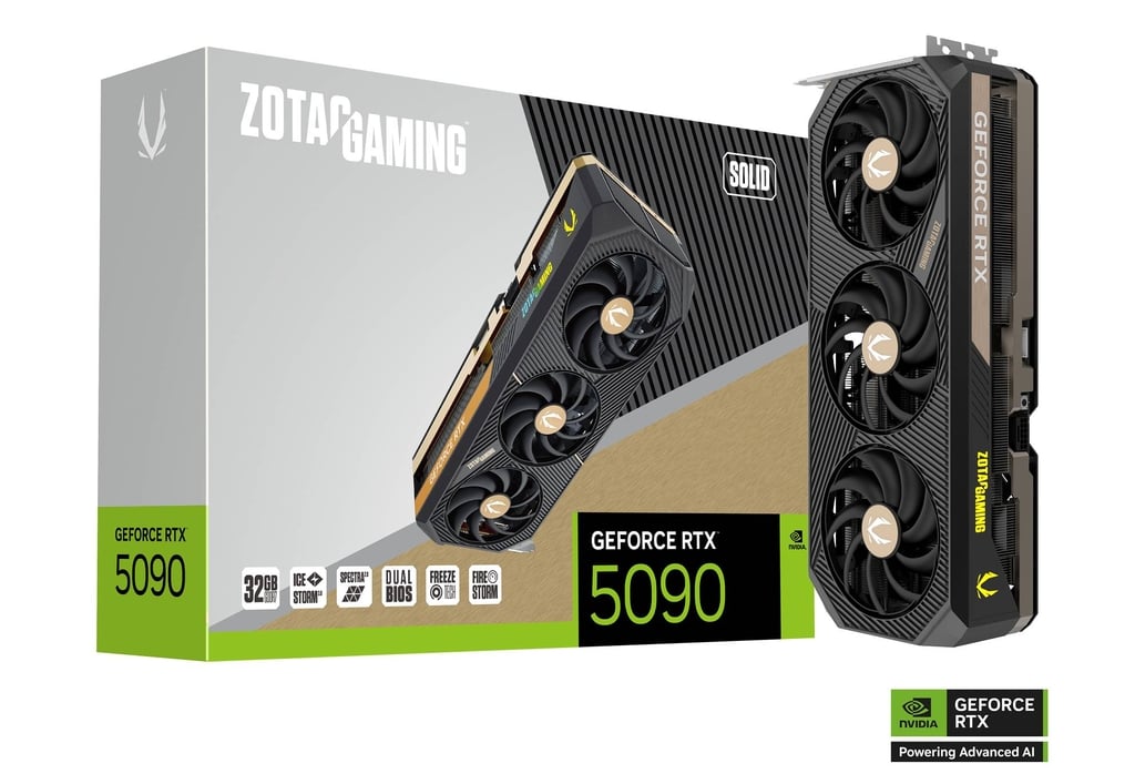 32GB ZOTAC RTX 5090 SOLID GPU