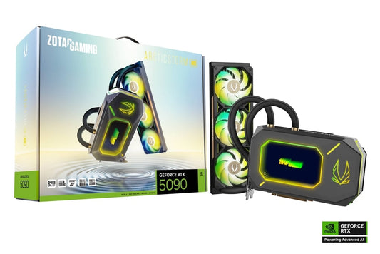 32GB ZOTAC RTX 5090 ARCTICSTORM AIO GPU